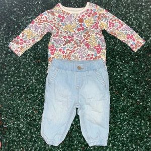 Baby girl set long sleeve